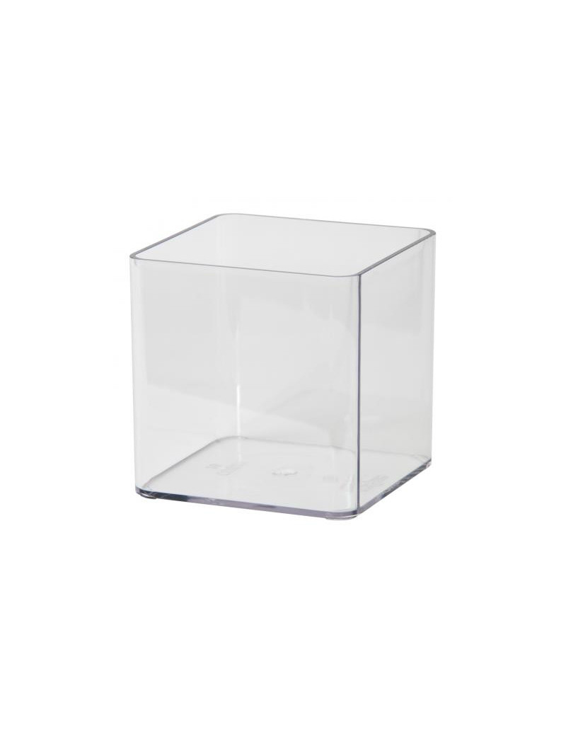 Vaso trasparente Euro3plast Cubik